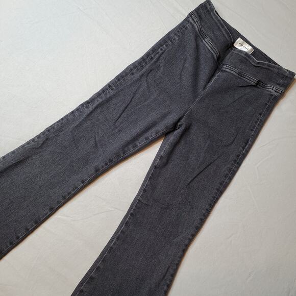 Frame Denim Womens Size 1 Le One Jet Set Flare Travel Pull On Jeans Gray - Picture 1 of 10